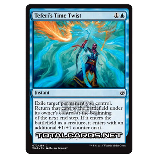 Magic The Gathering - War of The Spark - Teferi's Time Twist - 72/264