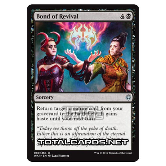 Magic The Gathering - War of The Spark - Bond of Revival - 80/264