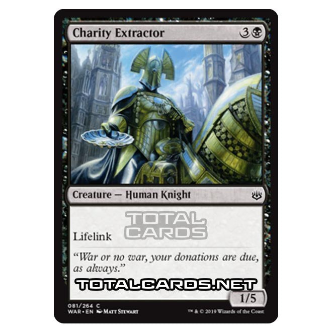 Magic The Gathering - War of The Spark - Charity Extractor