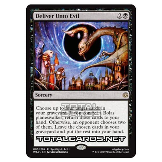 Magic The Gathering - War of The Spark - Deliver Unto Evil - 85/264