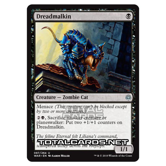 Magic The Gathering - War of The Spark - Dreadmalkin - 87/264