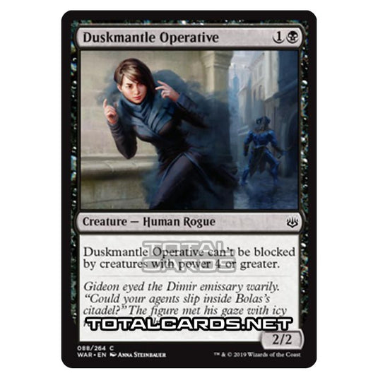 Magic The Gathering - War of The Spark - Duskmantle Operative - 88/264