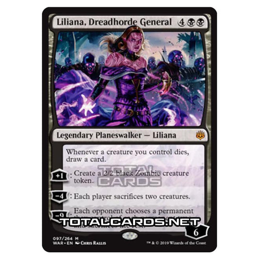 Magic The Gathering - War of The Spark - Liliana, Dreadhorde General - 97/264