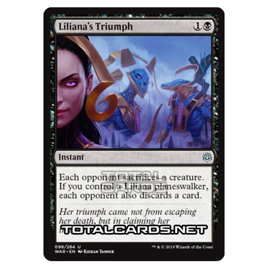 Magic The Gathering - War of The Spark - Liliana's Triumph - 98/264