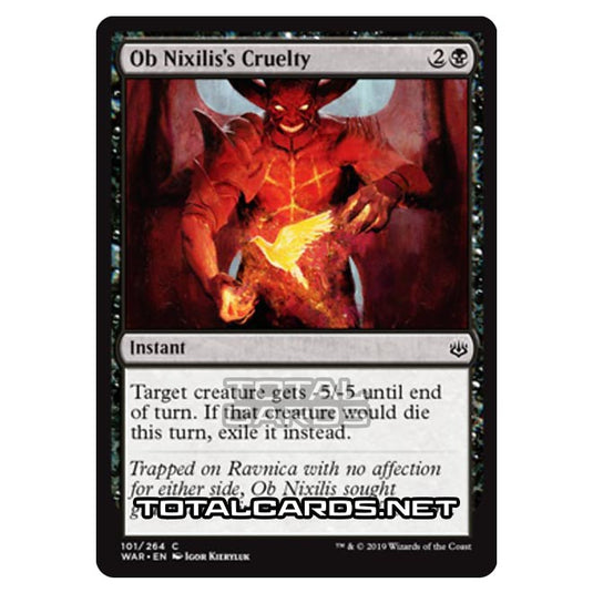 Magic The Gathering - War of The Spark - Ob Nixilis's Cruelty - 101/264