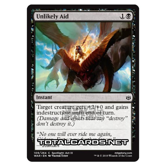 Magic The Gathering - War of The Spark - Unlikely Aid - 109/264