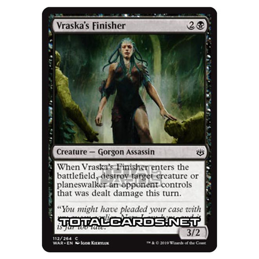 Magic The Gathering - War of The Spark - Vraska's Finisher - 112/264