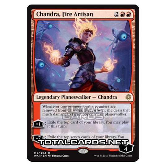 Magic The Gathering - War of The Spark - Chandra, Fire Artisan - 119/264