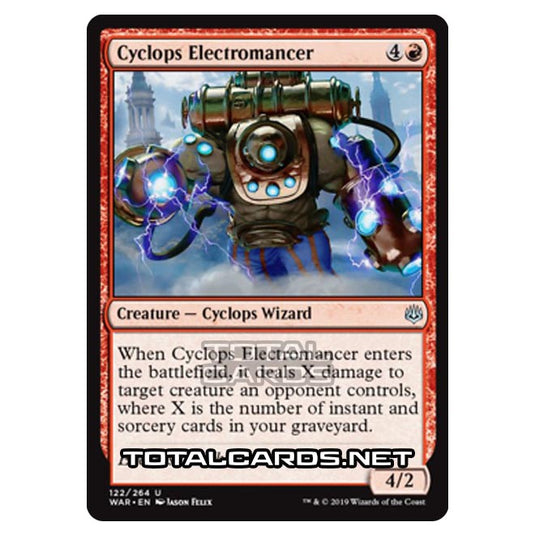 Magic The Gathering - War of The Spark - Cyclops Electromancer - 122/264