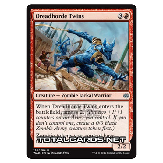 Magic The Gathering - War of The Spark - Dreadhorde Twins - 126/264