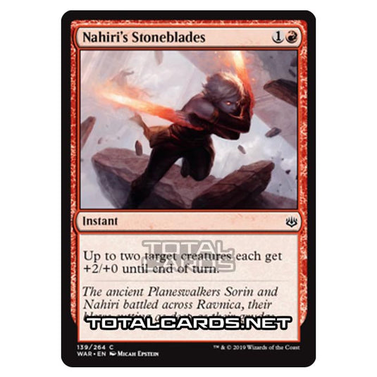 Magic The Gathering - War of The Spark - Nahiri's Stoneblades - 139/264