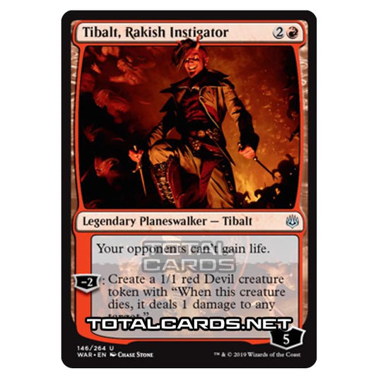 Magic The Gathering - War of The Spark - Tibalt, Rakish Instigator - 146/264