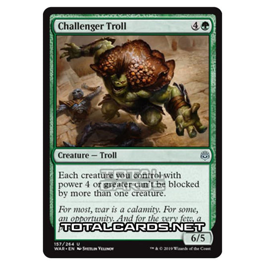 Magic The Gathering - War of The Spark - Challenger Troll - 157/264