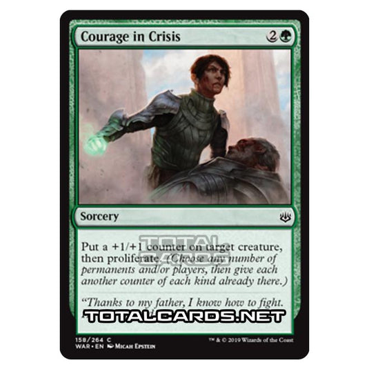 Magic The Gathering - War of The Spark - Courage in Crisis - 158/264