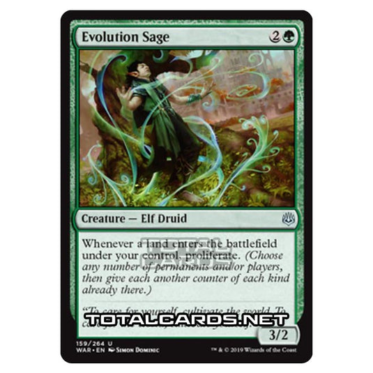 Magic The Gathering - War of The Spark - Evolution Sage - 159/264