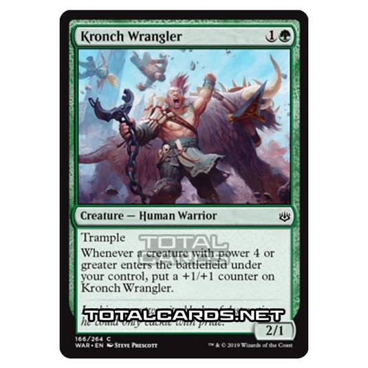 Magic The Gathering - War of The Spark - Kronch Wrangler - 166/264