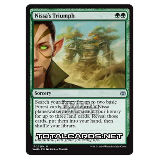 Magic The Gathering - War of The Spark - Nissa's Triumph - 170/264