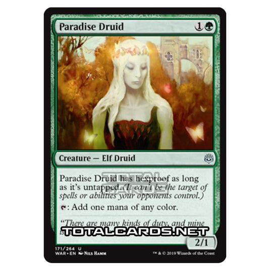 Magic The Gathering - War of The Spark - Paradise Druid - 171/264