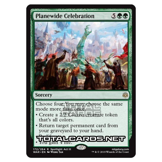 Magic The Gathering - War of The Spark - Planewide Celebration - 172/264