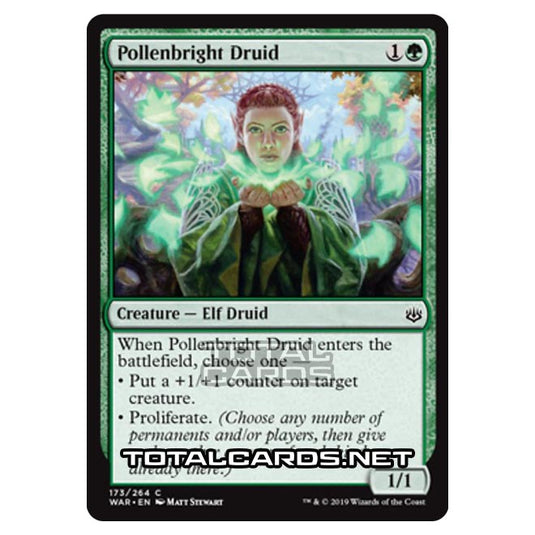 Magic The Gathering - War of The Spark - Pollenbright Druid - 173/264