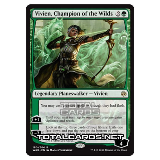 Magic The Gathering - War of The Spark - Vivien, Champion of the Wilds - 180/264