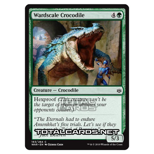 Magic The Gathering - War of The Spark - Wardscale Crocodile - 183/264