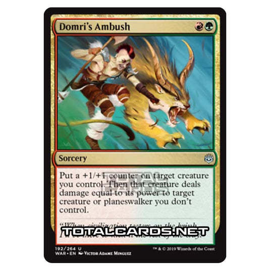 Magic The Gathering - War of The Spark - Domri's Ambush - 192/264