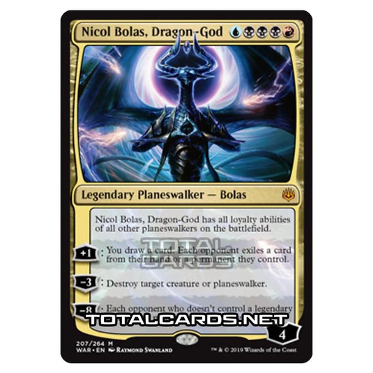 Magic The Gathering - War of The Spark - Nicol Bolas, Dragon-God - 207/264