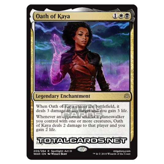 Magic The Gathering - War of The Spark - Oath of Kaya - 209/264