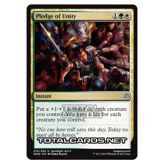 Magic The Gathering - War of The Spark - Pledge of Unity - 210/264