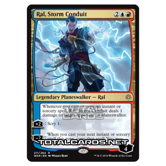 Magic The Gathering - War of The Spark - Ral, Storm Conduit - 211/264