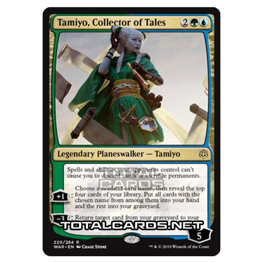 Magic The Gathering - War of The Spark - Tamiyo, Collector of Tales - 220/264