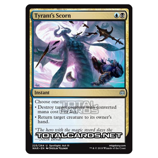 Magic The Gathering - War of The Spark - Tyrant's Scorn - 225/264