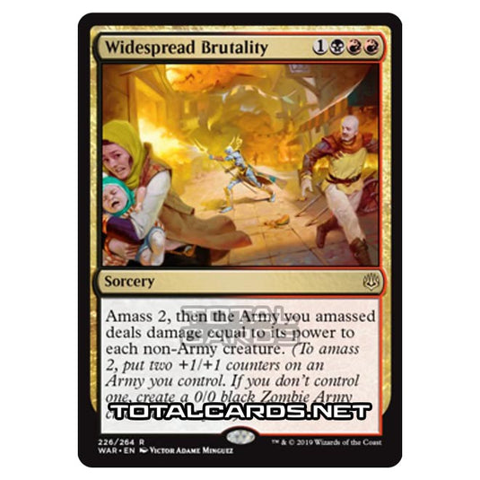 Magic The Gathering - War of The Spark - Widespread Brutality - 226/264