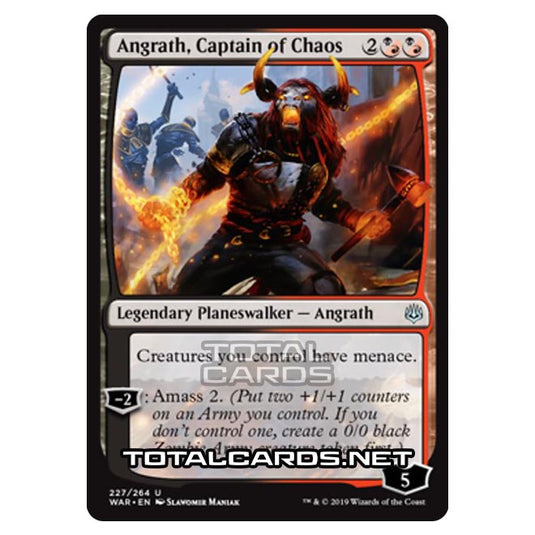 Magic The Gathering - War of The Spark - Angrath, Captain of Chaos - 227/264