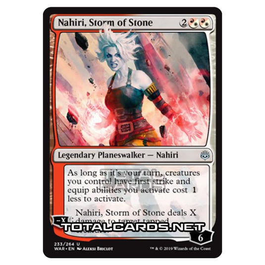 Magic The Gathering - War of The Spark - Nahiri, Storm of Stone - 233/264