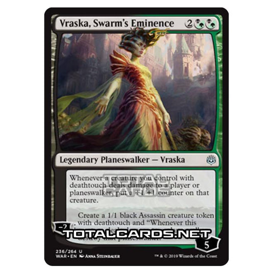 Magic The Gathering - War of The Spark - Vraska, Swarm's Eminence - 236/264