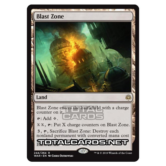 Magic The Gathering - War of The Spark - Blast Zone - 244/264