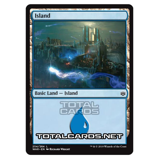 Magic The Gathering - War of The Spark - Island - 254/264