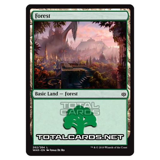 Magic The Gathering - War of The Spark - Forest - 262/264