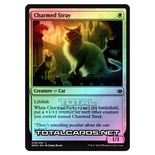 Magic The Gathering - War of The Spark - Charmed Stray - 8/264 (Foil)