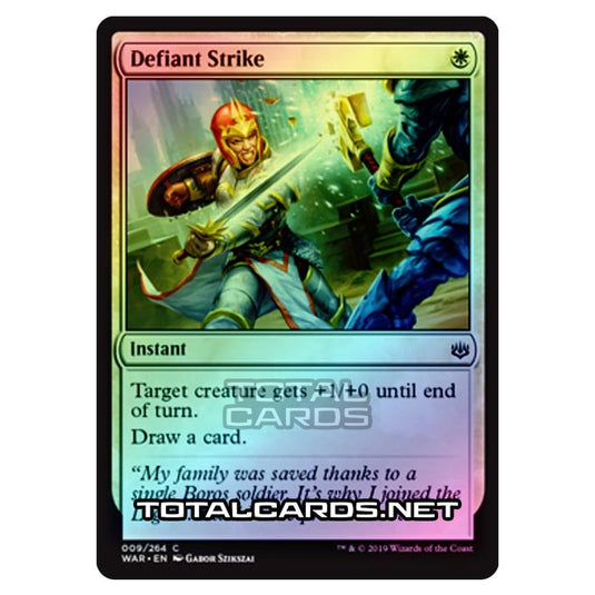 Magic The Gathering - War of The Spark - Defiant Strike - 9/264 (Foil)