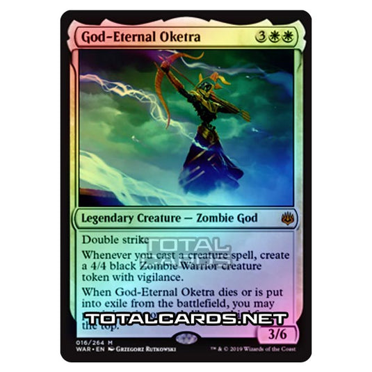 Magic The Gathering - War of The Spark - God-Eternal Oketra - 16/264 (Foil)