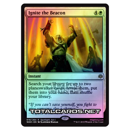 Magic The Gathering - War of The Spark - Ignite the Beacon - 18/264 (Foil)