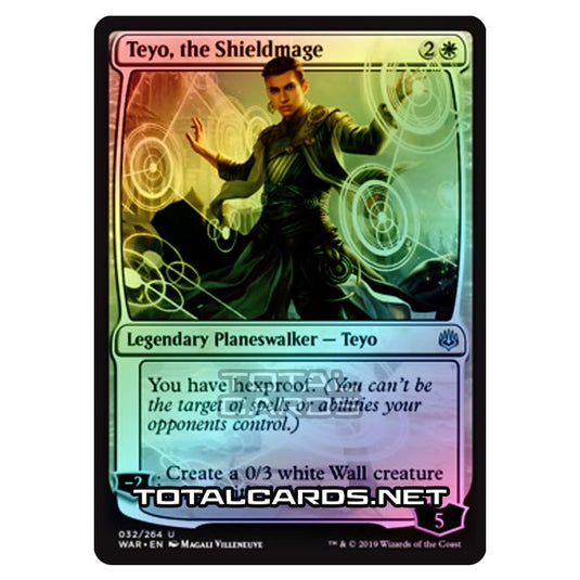 Magic The Gathering - War of The Spark - Teyo, the Shieldmage - 32/264 (Foil)