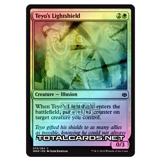 Magic The Gathering - War of The Spark - Teyo's Lightshield - 33/264 (Foil)