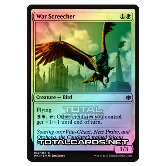 Magic The Gathering - War of The Spark - War Screecher - 39/264 (Foil)