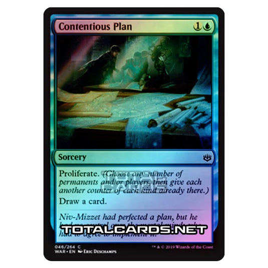 Magic The Gathering - War of The Spark - Contentious Plan - 46/264 (Foil)