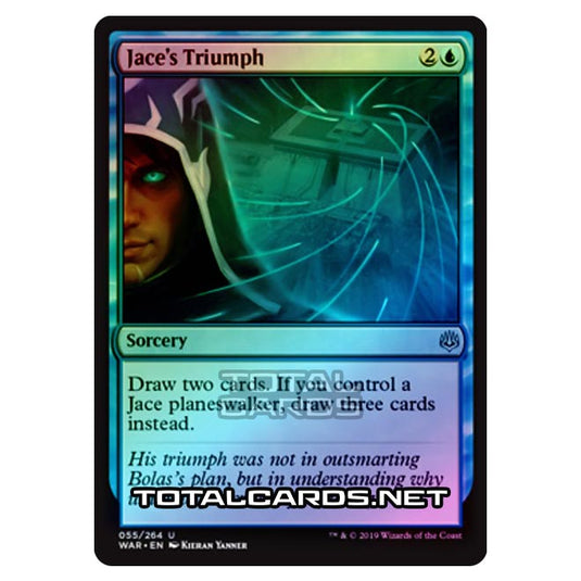 Magic The Gathering - War of The Spark - Jace's Triumph - 55/264 (Foil)