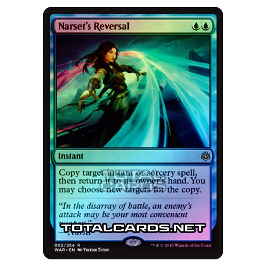 Magic The Gathering - War of The Spark - Narset's Reversal - 62/264 (Foil)